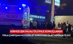 Kırmızı ışık ihlali ölümle sonuçlandı! Tırla çarpışan motosiklet sürücüsü olay yerinde öldü