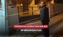Manisa’da çatlak oluşan iki bina tahliye edildi
