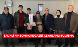 Salihli’de Kore Gazisi öğrencilerle buluştu