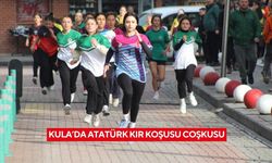 Kula’da 'Atatürk kır koşusu' coşkusu
