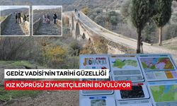 Salihli’de Gediz Vadisi’nin tarihi güzelliği: Kız Köprüsü ziyaretçilerini büyülüyor