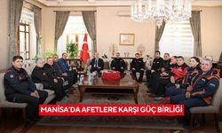 Manisa’da afetlere karşı güç birliği