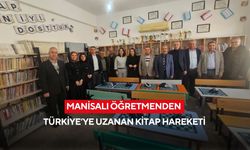 Manisalı öğretmenden Türkiye’ye uzanan kitap hareketi