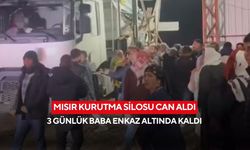 Mısır kurutma silosu can aldı: 3 günlük baba enkaz altında kaldı