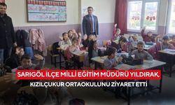 Sarıgöl İlçe Milli Eğitim Müdürü Yıldırak, Kızılçukur Ortaokulunu ziyaret etti