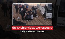 Öğrencilerle dolu midibüs şarampole yuvarlandı... 17 Kişi Hastanelik Oldu