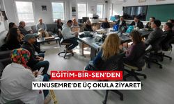 Eğitim-Bir-Sen'den Yunusemre’de üç okula ziyaret