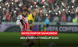 Samsunspor sahasında AEK Atina’ya 2-1 mağlup oldu ve ilk yenilgisini aldı