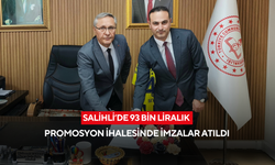 Salihli’de 93 bin liralık promosyon ihalesinde imzalar atıldı