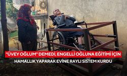 Raylı asansörle hayata tutundu: Engelli gencin hayatı değişti