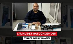 Salihli’de Fırat Gündem’den esnafa ‘1 Ocak’ uyarısı!