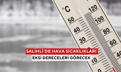 Salihli’de hava sıcaklıkları eksi dereceleri görecek