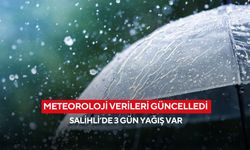 Meteoroloji verileri güncelledi Salihli’de 3 gün yağış var