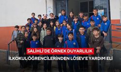 Salihli’de örnek duyarlılık | İlkokul öğrencilerinden LÖSEV’e yardım eli