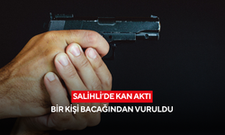 Salihli'de silahlı yaralama: 1 kişi hastaneye kaldırıldı
