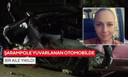Şarampole yuvarlanan otomobilde bir aile yıkıldı