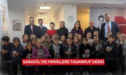 Sarıgöl’de miniklere tasarruf dersi