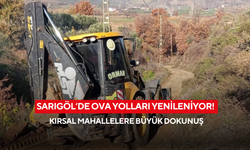 Sarıgöl’de ova yolları yenileniyor! Kırsal mahallelere büyük dokunuş