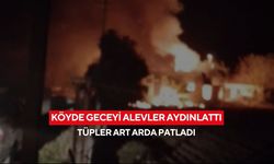 Kimsenin olmaması büyük bir faciayı önledi | Mutfak tüpleri bomba gibi patladı...