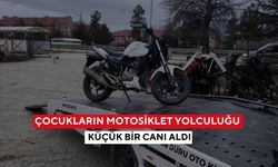 11 yaşındaki çocuğun motosiklet yolculuğu faciayla bitti!