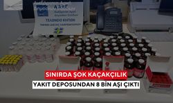 Sınır kapısında şaşkına çeviren kaçakçılık! Yakıt deposundan binlerce çiçek aşısı çıktı...