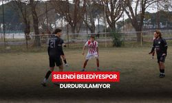 Selendi Belediyespor durdurulamıyor