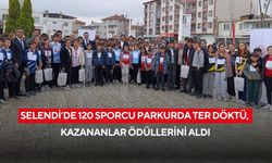 Selendi’de 120 sporcu parkurda ter döktü, kazananlar ödüllerini aldı