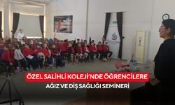 Özel Salihli Koleji’nde öğrencilere ağız ve diş sağlığı semineri