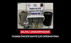 Salihli Jandarmadan yılbaşı öncesi sahte içki operasyonu