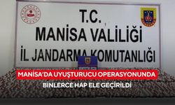 Manisa’da uyuşturucu operasyonunda binlerce hap ele geçirildi
