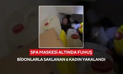 SPA salonunda fuhuş tuzağı! Kadınlar bidonlarla kapatılan gizli odanın içinden çıktı