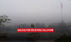 Salihli’de sis etkili oluyor