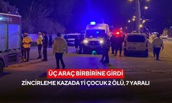 Üç araç birbirine girdi: Zincirleme kazada 1’i çocuk 2 ölü, 7 yaralı