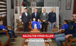 Salihli’de minik eller zeytine değer kattı: ‘Zeytin 5.0’ projesiyle Kaymakam Güldoğan’a anlamlı ziyaret