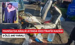 Manisa’da Aralık Ayında 1003 Trafik Kazası: 6 Ölü, 640 Yaralı