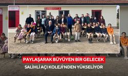 Salihli’de örnek proje: Açı Koleji kardeş okulları unutmadı