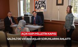 Salihli Kaymakamı Güldoğan, vatandaşın sesine kulak verdi