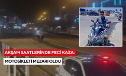 Akşam saatlerinde feci kaza: Defalarca takla atan motosikletin sürücüsü kurtarılamadı