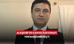 Alaşehir’de kahveciler esnafı yeni başkanını seçti