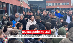 Bahçeşehir Koleji Ortaokul Bursluluk Sınavı yoğun ilgi gördü