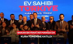 Bakan Bayraktar Manisa’da kura törenine katıldı