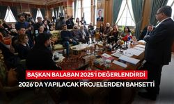 Başkan Balaban 2025’i değerlendirdi 2026’da yapılacak projelerden bahsetti