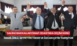 Salihli Bakkallar Esnaf Odası’nda seçim günü: İsmail Ünlü, Seyfettin Toker ve Özcan Çetin yarışıyor