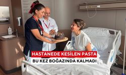 Bir yıl yutamadı, doğum gününde pastasını gözyaşlarıyla yedi