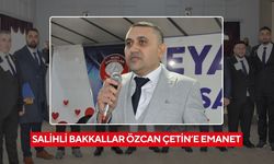 Salihli Bakkallarda yeni başkan Özcan Çetin oldu