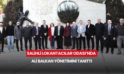 Salihli Lokantacılar Odası’nda Ali Balkan yönetimini tanıttı