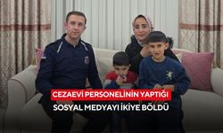 Cezaevi personelinin paylaştığı fotoğraf sosyal medyayı ikiye böldü