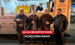 Salihli Belediyesi’nden sıcak çorba ikramı