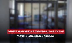 Demir parmaklıklar ardında şüpheli ölüm! Tutuklu koğuşta ölü bulundu