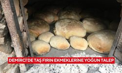 Demirci’de taş fırın ekmeklerine yoğun talep